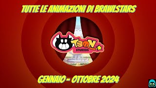 Tutte le Animazioni di Brawl Stars  Gennaio  Ottobre 2024 [upl. by Lindy254]