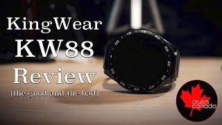 KingWear KW88 Review  The Pros and Cons of this Budget Smart Watch [upl. by Nocaj]