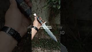 Hunting Flamberge Dagger  Shipping Worldwide dagger hunting blades vikings [upl. by Aizek]