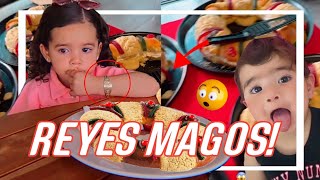 Kima Sofia COME ROSCA Y LE LLEGAN LOS REYES MAGOS 😱 kima reyesmagos [upl. by Lundeen]