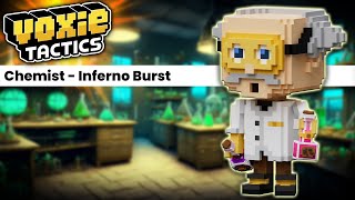 Voxie Battle Bytes  Chemist Inferno Burst Ability is Massive Fiery Damage From A Distance [upl. by Ybab]