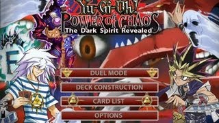 YuGiOh Power of Chaos  The Dark Spirit Revealed   Bakura VS Yugi [upl. by Airtina]