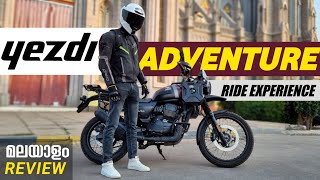 YEZDI ADVENTURE  detailed ride review  MALAYALAM [upl. by Enelrad]