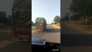 Sakhar  Jaipur flight ❤️ kashmiri truck driver mewati xpress [upl. by Eelarak]