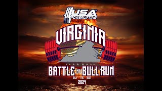 The USA Powerlifting Virginia Battle at Bull Run VA202412 powerlifting competition [upl. by Horter]