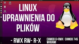 Linux  uprawnienia do plikow rwx rwxrwx  chmod whoami sudo su su [upl. by Ahsocin963]