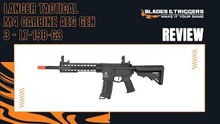 Lancer Tactical M4 Carbine AEG Gen 3 – LT 19B G3 Unboxing amp Review [upl. by Renell220]