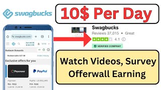 swagbucks earn money  complete task and earn money  earning website 2024 [upl. by Denny774]