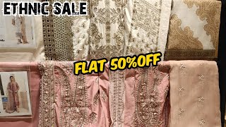 Ethnic Mid summer sale 2024 Flat 50 Off 😱 Ethnic sale Today [upl. by Dyun435]