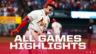 Highlights from ALL games on 422 Cardinals walkoff homer Pirates pitcher with FILTHY pitch [upl. by Eniwtna]