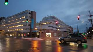 Walking around Fredericton in Winter [upl. by Ayal861]