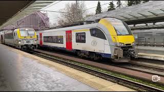 Treinen op Station Antwerpen Centraal 2024 [upl. by Weikert]