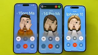 Incoming Call iPhone 15 vs IPhone 14pro max vs iPhone 15pro max 256gbHold Second line Conference [upl. by Noirod]