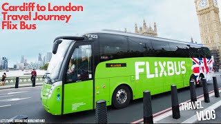 Budget Travel Cardiff to London on FlixBus  Europes Cheapest Bus Service [upl. by Cohette]