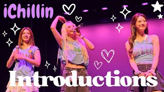 ICHILLIN Introductions in Portland OR  KPop Breakout Tour Fancam 240928 [upl. by Azmuh]