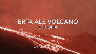 Latest news from the Erta Ale volcano [upl. by Sirronal]