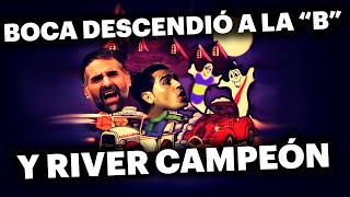 El día que BOCA se fue a la B con MARADONA CANIGGIA PALERMO y RIQUELME  Corta y al pie [upl. by Zap437]