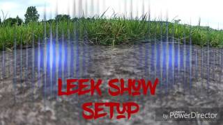 Leek show set up drone footage [upl. by Asilram]