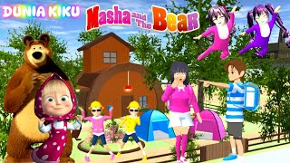 Yuta Mio Camping Di Rumah Masha And Bear Yuta Di gigit LabaLaba Zombie😱 SAKURA SCHOOL SIMULATOR [upl. by Enois]