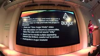 Ethereum Enthusiasts  RISE Barclays NYC Augur 101 When Ethereum Meets Prediction Markets [upl. by Hcirdeirf]