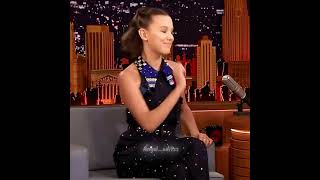 Millie Bobby Brown edit jimmy Fallon show [upl. by Suoirtemed]