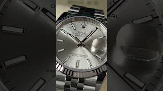 ROLEX DATEJUST 36MM SILVER DIAL 2023 [upl. by Aset]