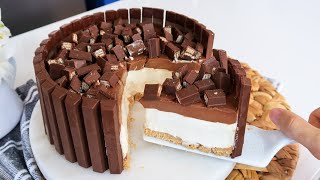 VOCÊ VAI SE SURPREENDER COM ESSA SOBREMESA  TORTA DE KIT KAT DELICIOSA [upl. by Netfa]