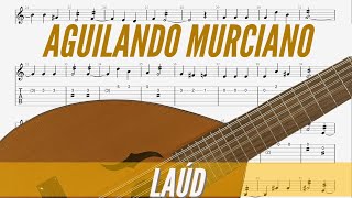 Aguilando Murciano Tutorial laúd y bandurria partitura cifrada [upl. by Fein]