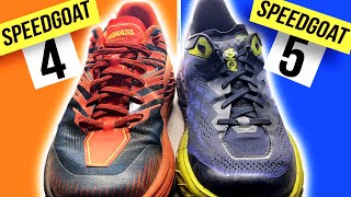 Hoka Speedgoat 5 vs Speedgoat 4 in a Trail Ultra Marathon  Which did better [upl. by Nedyrb]