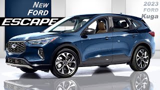 New 2023 Ford Escape  Facelift Preview before Release Date of Kuga amp Escape Models Restyle [upl. by Ykciv]