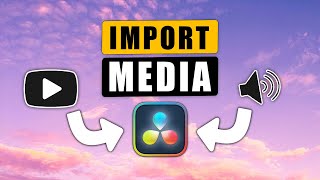 IMPORT MEDIA in DaVinci Resolve [upl. by Lerat]