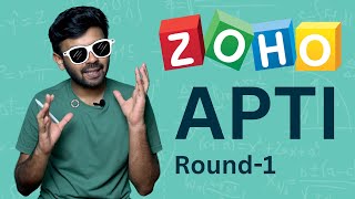 Zoho Round  1 Aptitude Question  logic io [upl. by Warder]