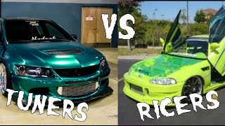 Tuners vs Ricers The key differences [upl. by Rosenkrantz450]