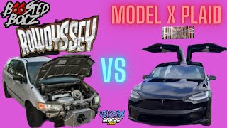 BOOSTEDBOIZ Rowdyssey vs Model X Plaid [upl. by Sevik]