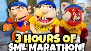 3 HOURS OF SML MARATHON FUNNIEST JEFFY VIDEOS [upl. by Esiuolyram]