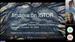 UNCG Libraries Research and Application Webinar Images on JSTOR [upl. by Notla195]