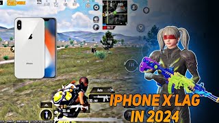 Does iPhone X lag in 2024 🧐🤨  smooth  60 fps Gameplay  Tenox OP [upl. by Sivad23]