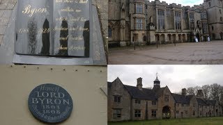 Newstead Abbey Lord Byrons Grave Mary Chaworths Annesley Hall amp Lord Byrons Southwell [upl. by Ellehcit]