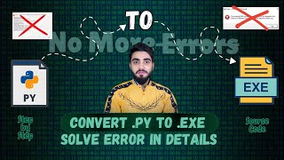 How to Convert py File To exe  How to Convert a Python Script into full application  Tutorials [upl. by Eeslehc]