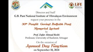 GBPNIHE HQ Annual Day 2024 Program 10th September [upl. by Anirehtak]