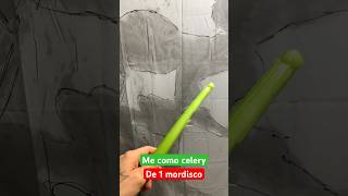 Me como celery de 1 mordisco arte art pintura painting [upl. by Atinek610]