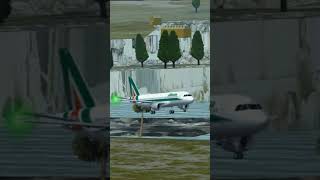 Flightgear This is a Scary Airport flightgear alitalia airbus a320 landing comiso italy [upl. by Nuhsal]