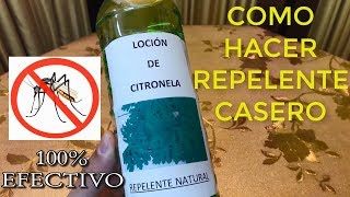 COMO HACER REPELENTE CASERO PARA MOSQUITOS 100 GARANTIZADO [upl. by Halyahs55]