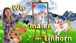 Wir malen das Einhorn [upl. by Eelsew]