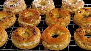 Cele mai bune eclere rotunde cu crema caramel usor rapid sí delicios  Reteta pas cu pas aici 👇 [upl. by Arlynne]