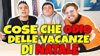 LE COSE CHE ODIO DELLE VACANZE DI NATALE Feat AWED e Riccardo Dose [upl. by Ahsienor]