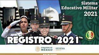 ⚓‼️COMO HACER TU REGISTRO PARA EL HEROICO COLEGIO MILITAR Y PLANTELES MILITARES SEDENA 2021⚓ [upl. by Airuam]