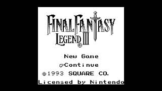 Game Boy Title Screens Final Fantasy Legend III finalfantasy [upl. by Newcomb]