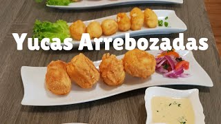 Yucas Arrebozadas con Queso [upl. by Gherardo]