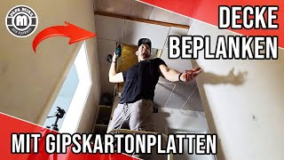 Decke mit Gipskarton beplanken [upl. by Bristow]